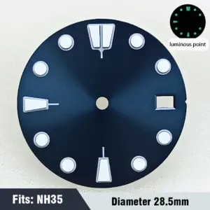 Men's Watch Dial NH35Nh36 Luminous Sterile Model 143 S5aa6550c74df40d8b512282c214e1984O