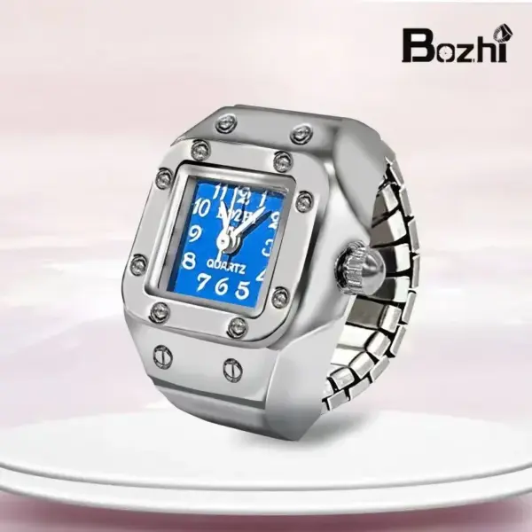 Vintage Punk Quartz Finger Watch Ring for Men Women - Image 8