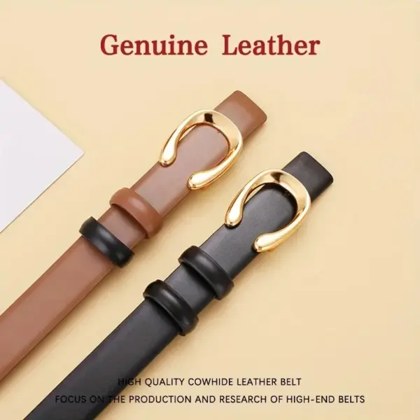 Women’s Faux Leather Waist Belt for Jeans and Dresses - Image 6