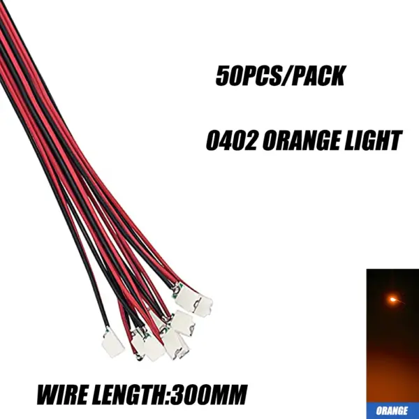 Micro LED SMD 0402 0603 with Wired Wires 50pcs - Image 24