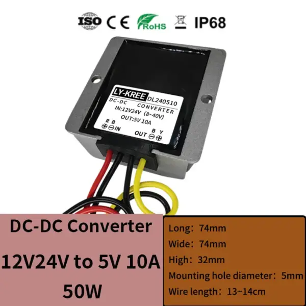 LY-KREE 12V to 5V DC Step-Down Converter for Car LEDs - Image 14
