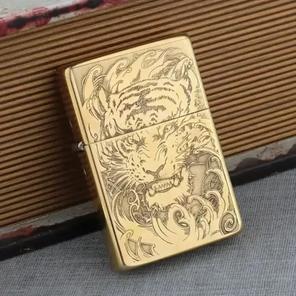 ZORRO Copper Windproof Kerosene Lighter - Image 13
