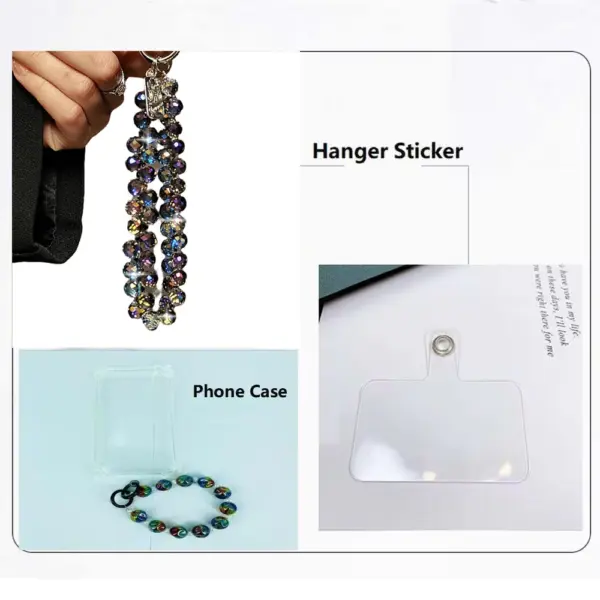 Crystal Rhinestone Phone Wrist Strap for iPhone & Android - Image 6