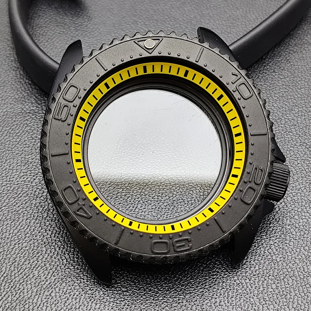 42mm Black Matte Watch Case for NH35 Movement 107 42mm Black Matte Watch Case for NH35 Movement - Image 107