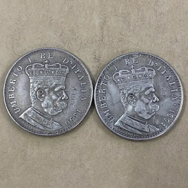 Replica Italian Eritrea 1 Lira Coins Set - Image 4