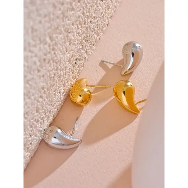 Yhpup Water Drop Stud Earrings for Women - Image 4