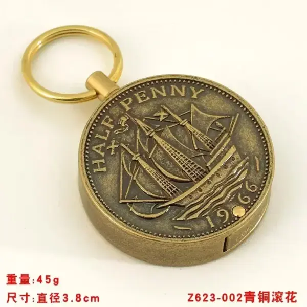 ZORRO Retro Coin Keychain Kerosene Lighter Collection - Image 9