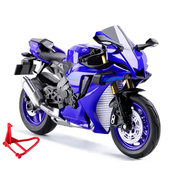 1:10 Yamaha YZF-R1 Kawasaki H2R Diecast Motorcycle Model - Image 6