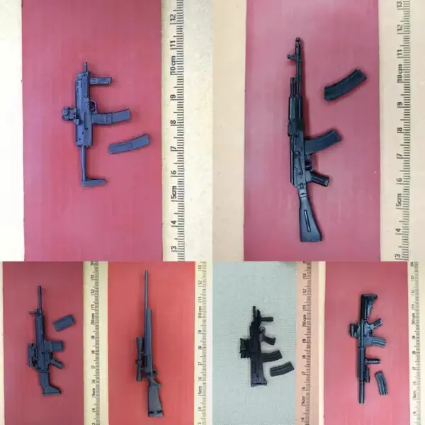 1/12 Scale Mini Gun Model for Action Figures - Image 3