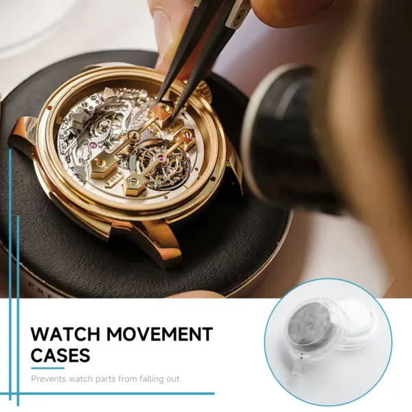 Transparent Acrylic Watch Movement Case for NH35A - Image 3