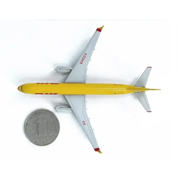 Diecast 1:500 DHL TU-204C Aircraft Model Collection - Image 3