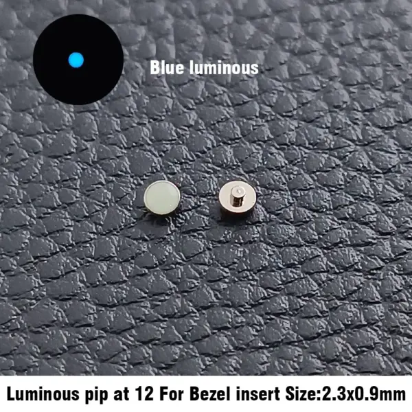 Luminous Pip at 12 for Seiko/ SUB Ceramic Bezel - Image 7