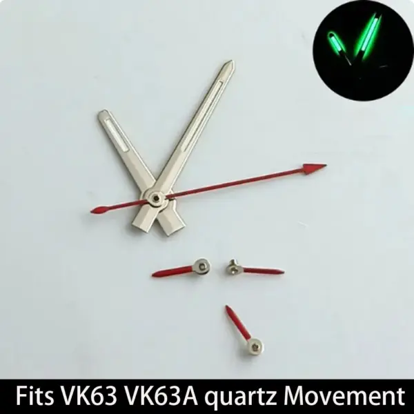 VK63 Watch Hand Set for VK63 Movement in Silver, Gold, Rose - Image 2