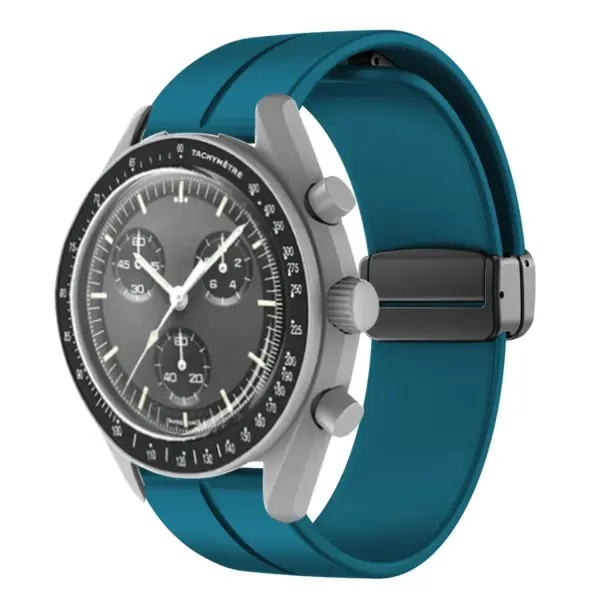 Silicone Strap for Omega MoonSwatch Planet Watch - Image 16