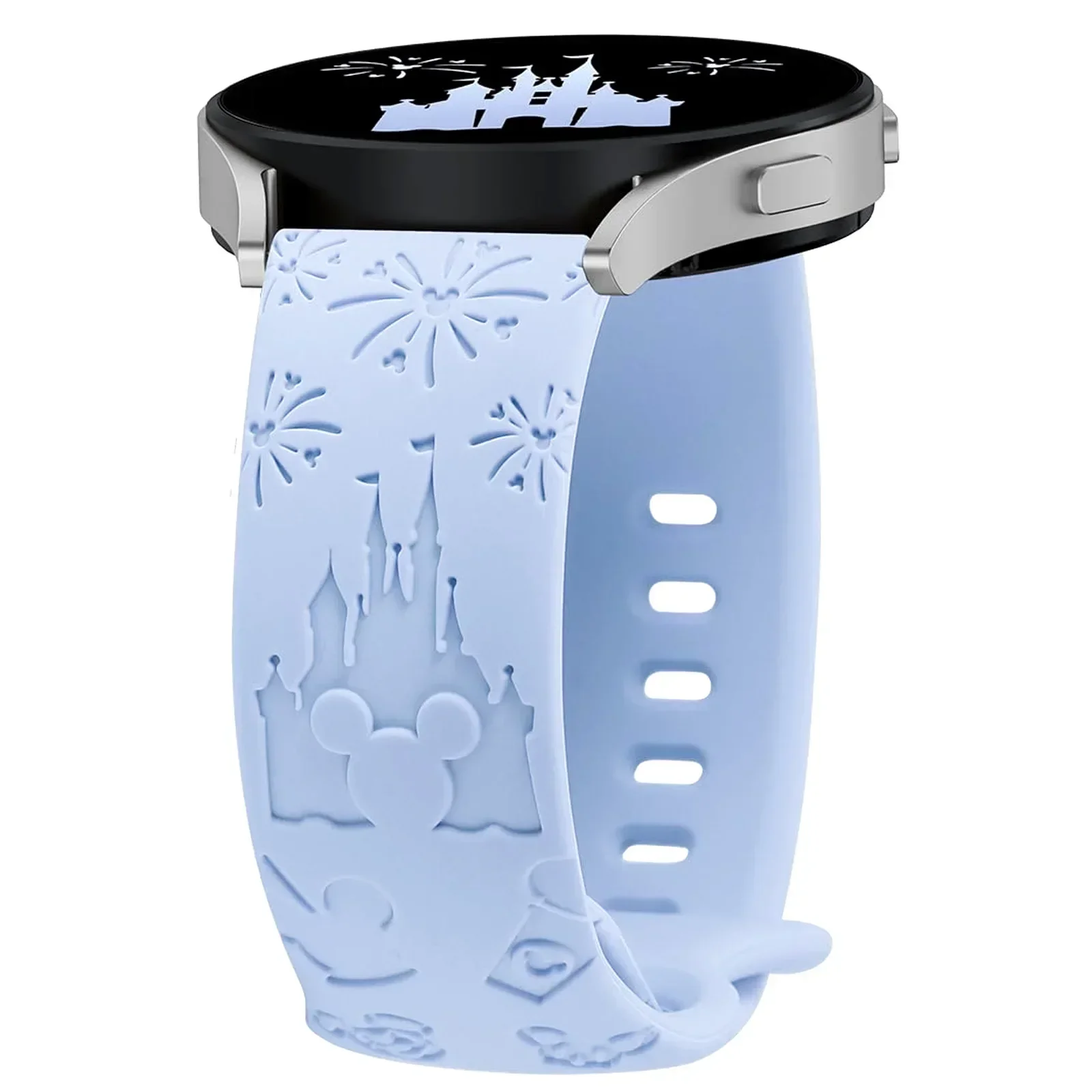 20mm Silicone Floral Engraved Watch Band for Samsung Galaxy Watch 7 15 20mm Silicone Floral Engraved Watch Band for Samsung Galaxy Watch 7 - Image 15