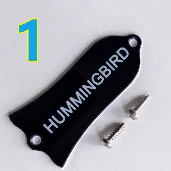 Black 2-Ply Guitar Truss Rod Cover for LP & SG - Image 26