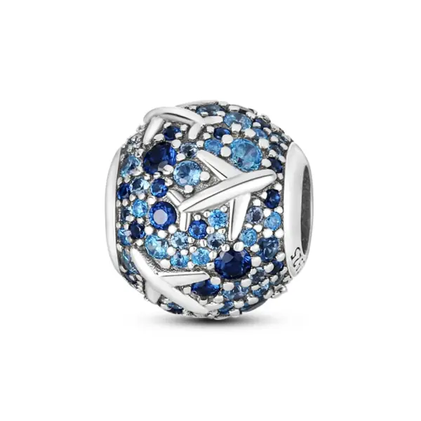 Travel Rome Paris Plane Charm for Jewelry - Image 24