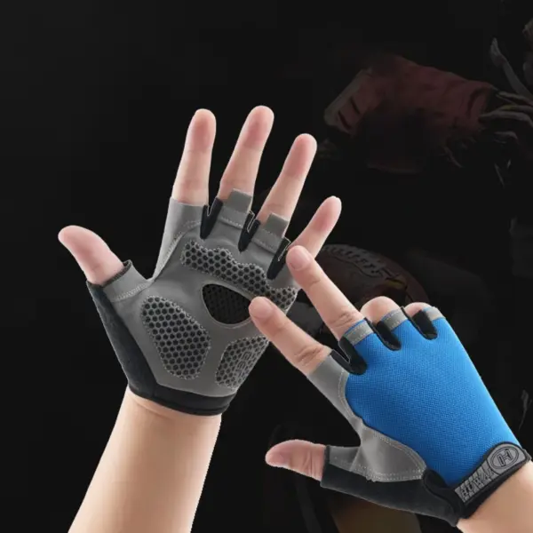 Men's Cycling Half Finger Gloves for Fitness - Image 5