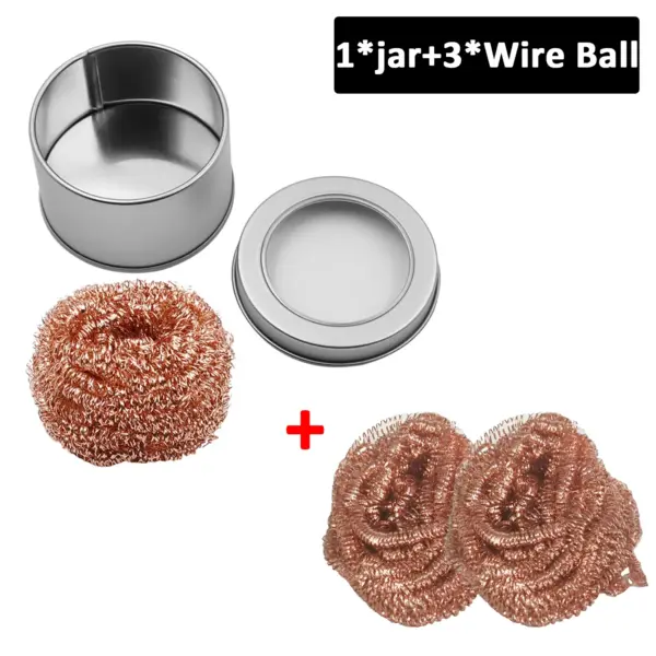 Copper Wire Soldering Iron Tip Cleaner Ball - Image 8
