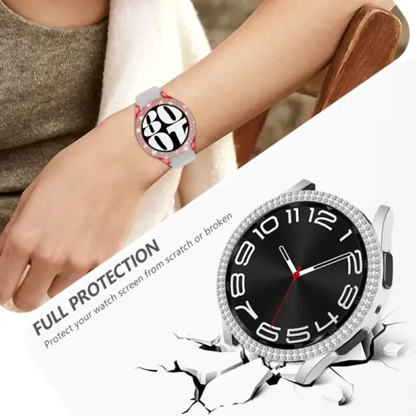 Diamond Protective Case for Samsung Galaxy Watch 7 - Image 3