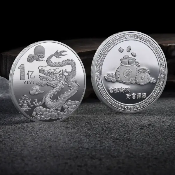 2024 Chinese Dragon Lucky Coin Gold Plated Collectible - Image 17
