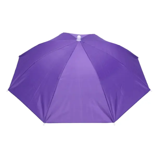 Outdoor Foldable Sun & Rain Umbrella Hat for Women - Image 10