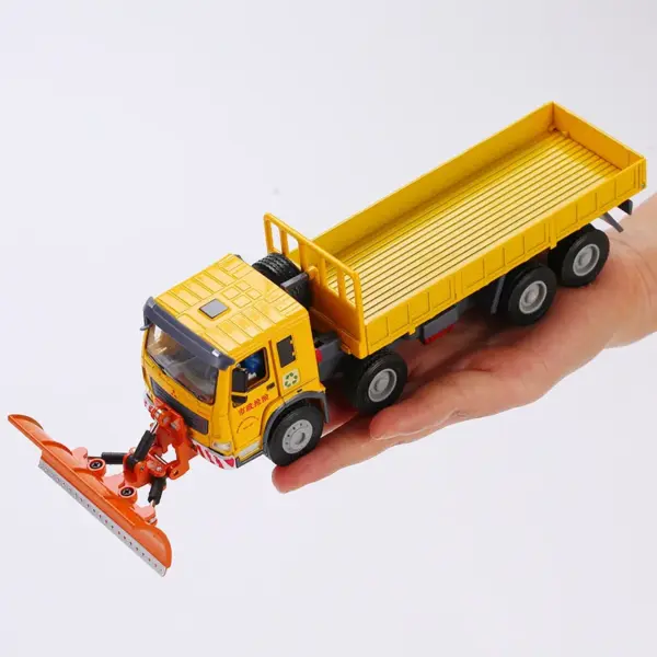1:50 Alloy Snow Shovel Construction Vehicle Model - Image 5