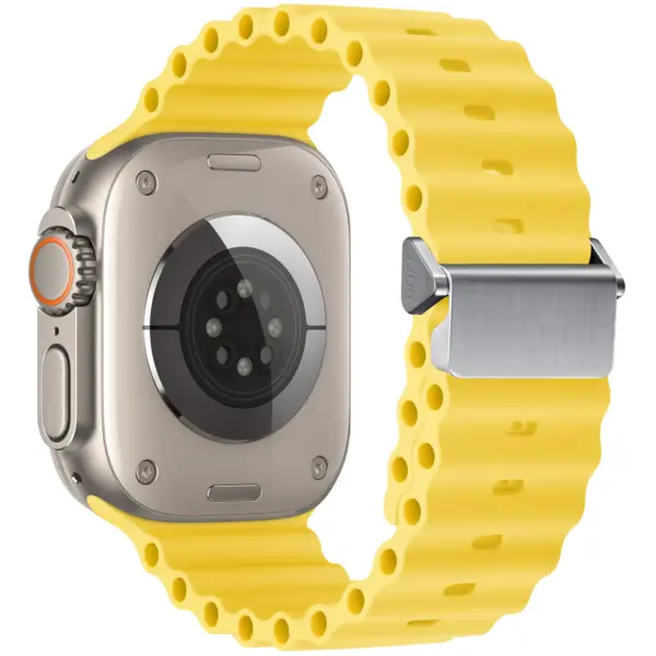 Silicone Ocean Strap for Apple Watch Ultra Series - Image 14