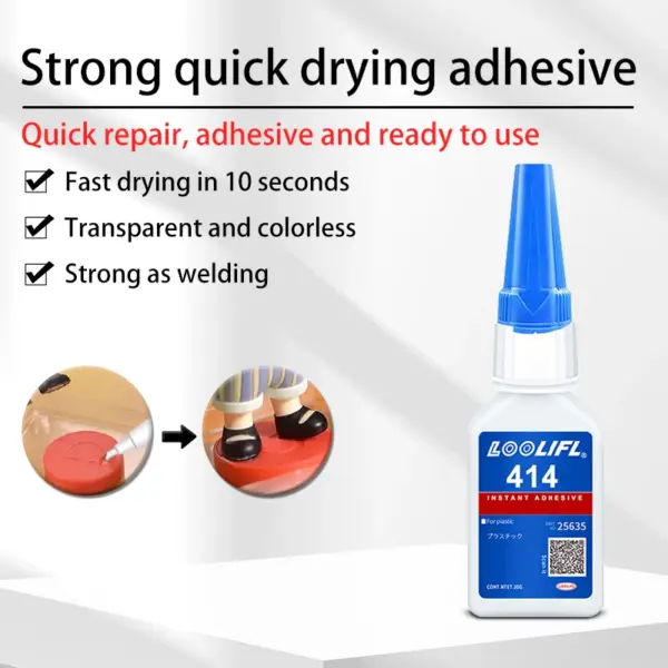 LOOLIFL 20ML Super Glue for Quick Bonding - Image 4