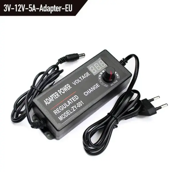 Adjustable DC Power Adapter 1V-36V for LED Strips - Image 9