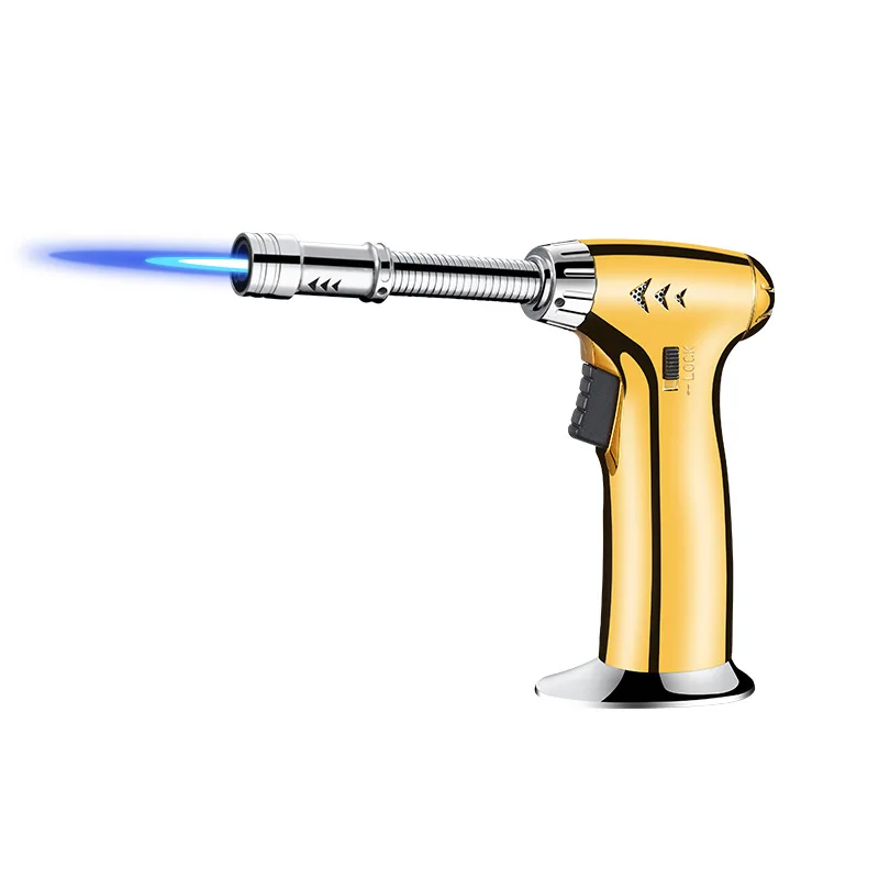 Jewelry Welding Cigar Lighter Long Windproof Butane Turbo Torch 5 Jewelry Welding Cigar Lighter Long Windproof Butane Turbo Torch - Image 5