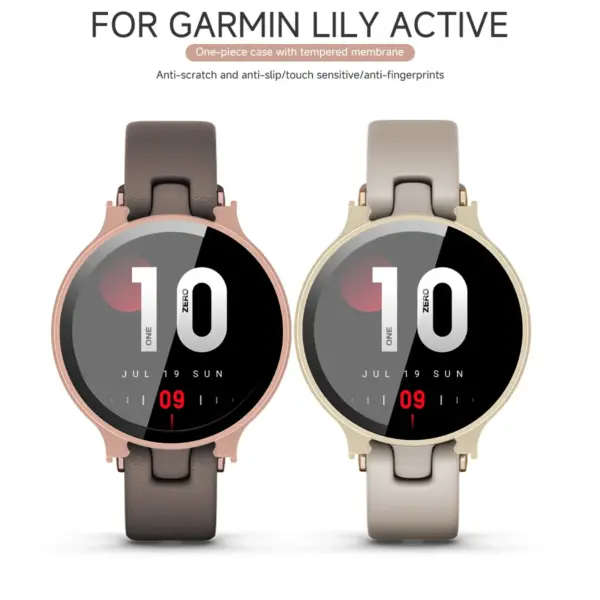 Garmin Lily 2 Active Tempered Glass Case - Image 3