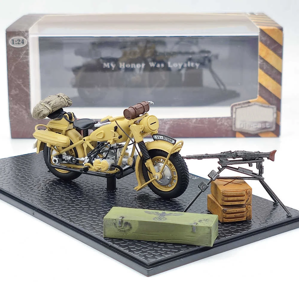 1:24 R75 Panzerfaust 30 Military Motorcycle Model 2 1:24 R75 Panzerfaust 30 Military Motorcycle Model - Image 2