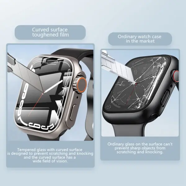 Ultra PC Case with Tempered Glass for Apple Watch 10 Series - Image 6