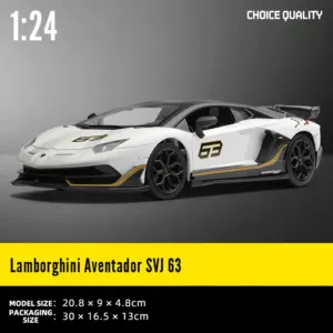 1:24 Lamborghini Aventador SVJ63 Diecast Model 29 S6087feaaa86245129735b794410ce5b25