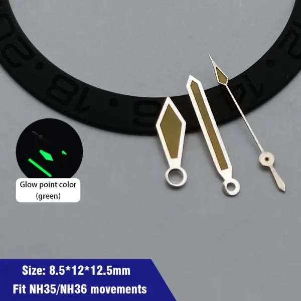 Green Luminous Watch Hands for NH35 NH36 Movement - Image 54
