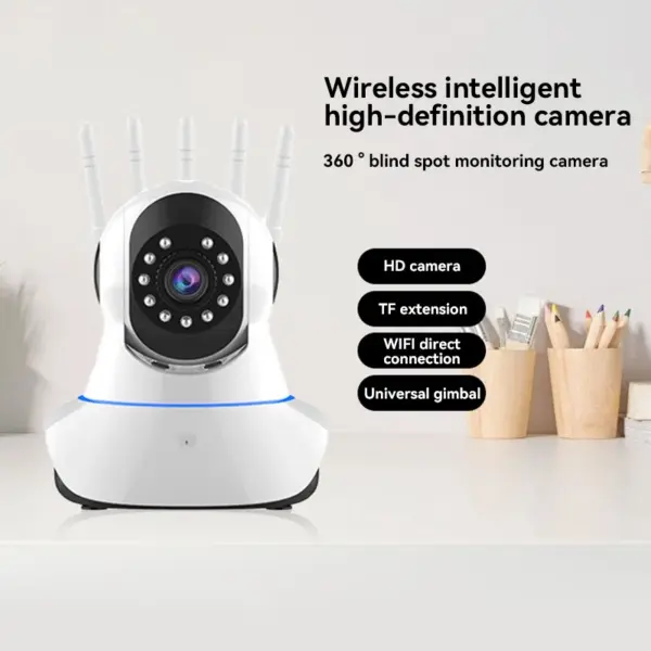 DIXSG 1080P Wireless Indoor Security Camera with Two-Way Audio - Image 2