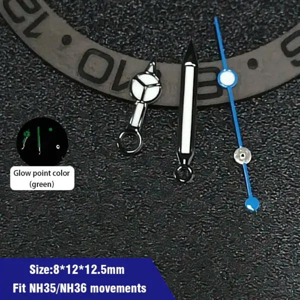 Green Luminous Watch Hands for NH35 NH36 Movement - Image 15