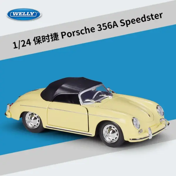 Welly 1:24 Porsche 356A Diecast Model - Image 7