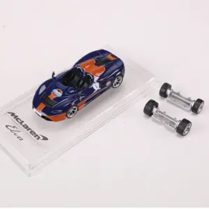 CM Model 1:64 Elva Diecast Car Blue and Gray 16 S6105341778a449d08cbebfc9fb285876D