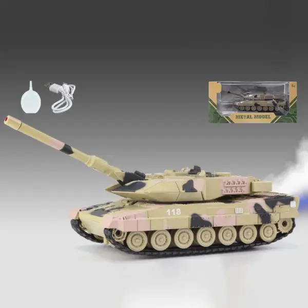 Leopard 2 Main Battle Tank Diecast Model - Image 8