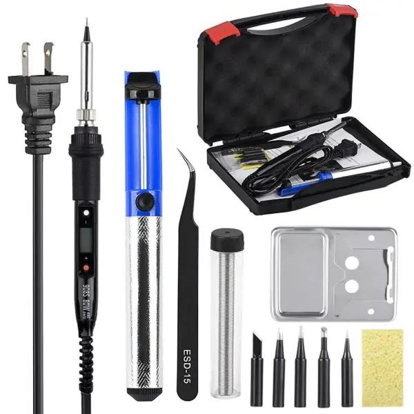 JCD 80W Adjustable Soldering Iron Kit with LCD Display - Image 11