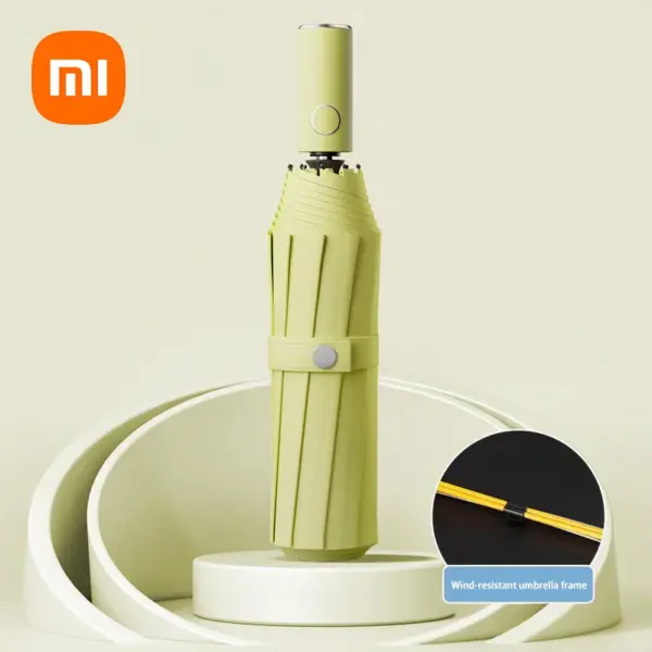 Xiaomi 16 Bone Automatic Collapsible Umbrella for Adults - Image 9