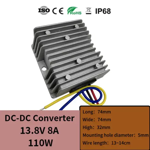 DC-DC Buck Converter 10-150V to 13.8V 5A/8A/10A - Image 8