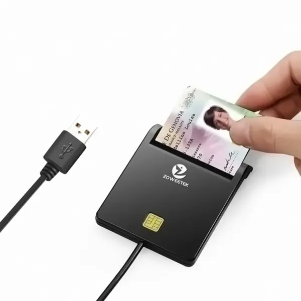USB ID Smart Card Reader ZW-12026-1 for ISO 7816 - Image 5