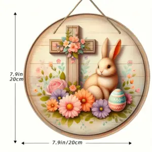 Farmhouse Wooden Easter Bunny Wreath 42 S617a3a5ef1d74ae68e848988e1d16822e