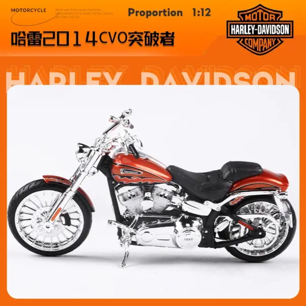 Maisto 1:12 Harley-Davidson Alloy Motorcycle Model - Image 10