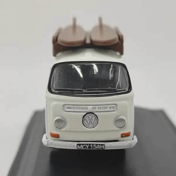 Diecast White VW Bus 1:76 Scale Collectible Model - Image 4