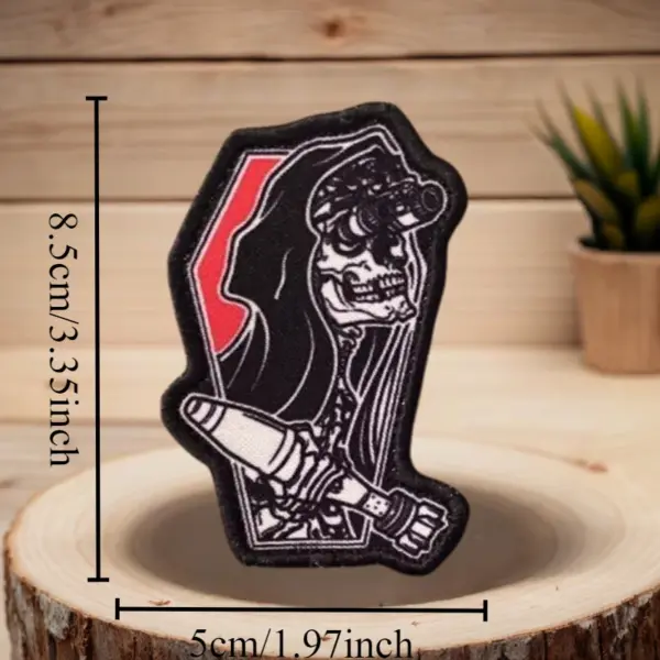 Mortar Missed Killed V2 Skull Patch for Clothing - Image 3
