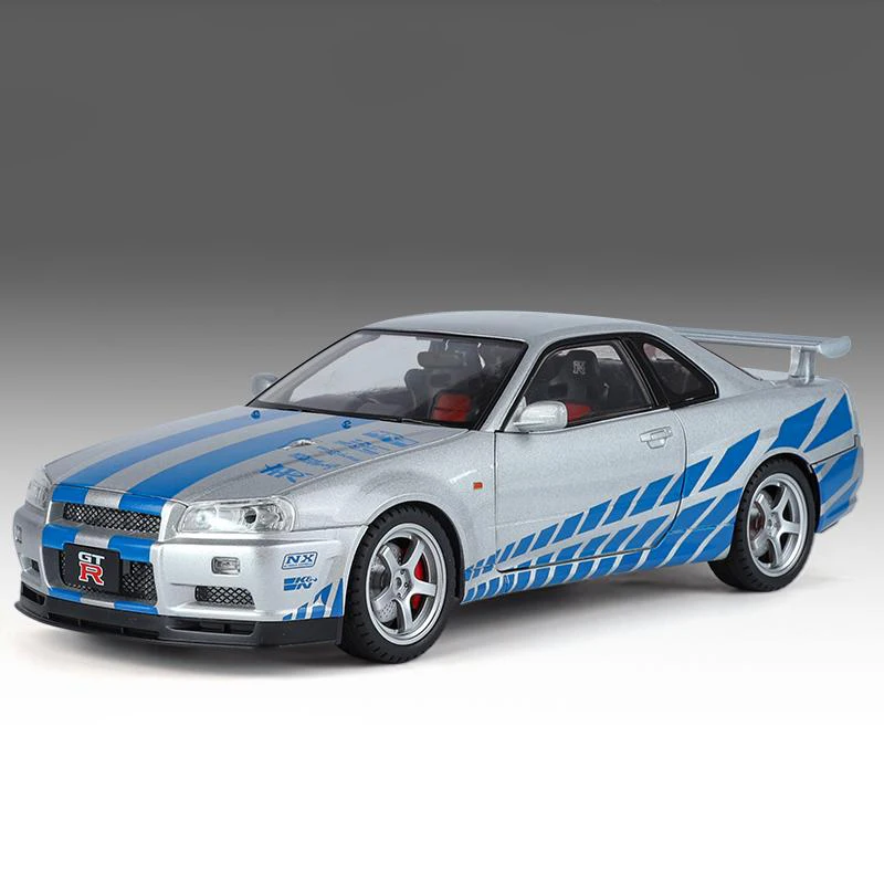 1:18 GTR R34 Skyline Alloy Model Car Display 8 1:18 GTR R34 Skyline Alloy Model Car Display - Image 8